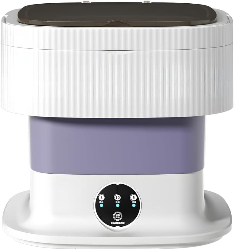 Portable Washing Machine,10L, Foldable Washer,3 Modes. Suitable For Apartments, Dorm Rooms, Camping. Travel