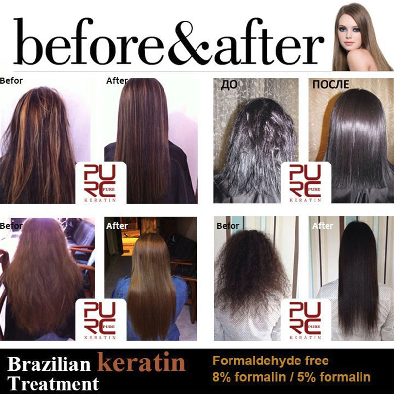 Keratin repair damaged hairy hair