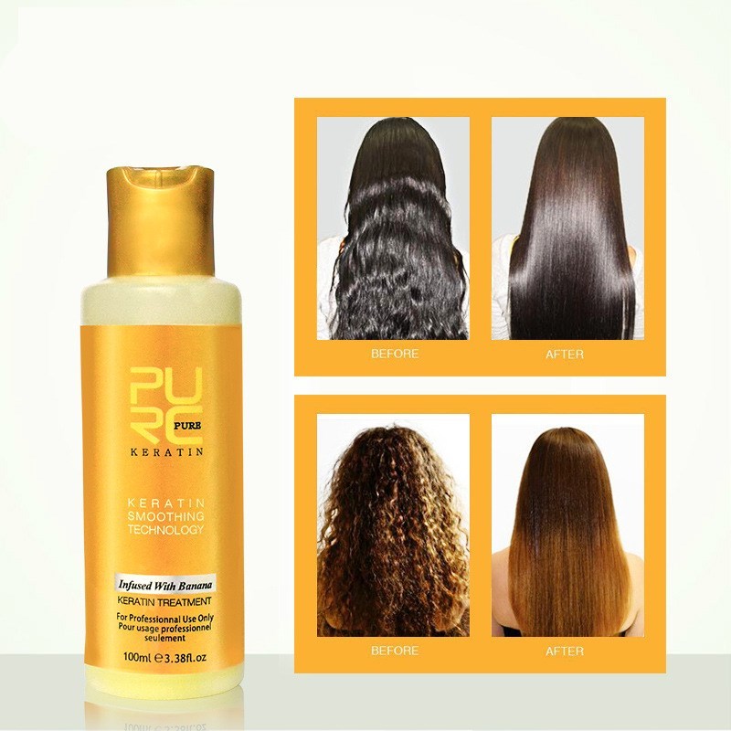 Keratin repair damaged hairy hair
