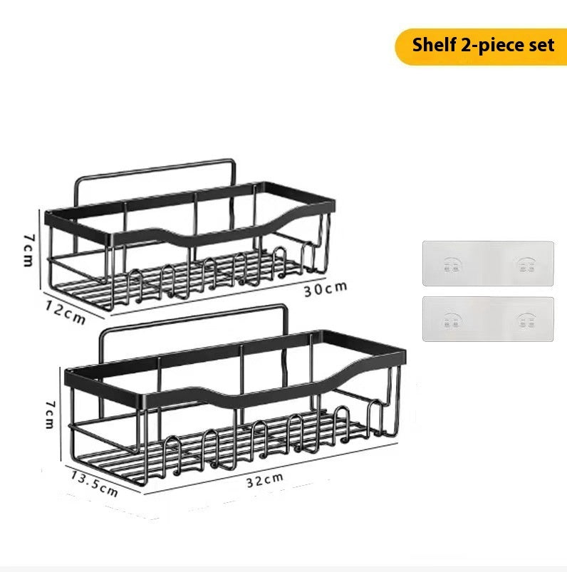 Adhesive Shower Caddy, Stainless Steel No Drilling