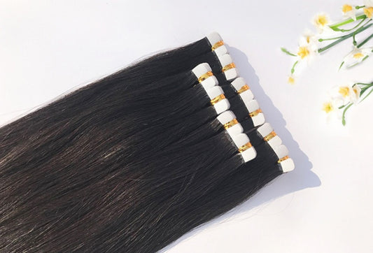 Natural color hair wig reality seamless hair extensions hair stealth seamless wig