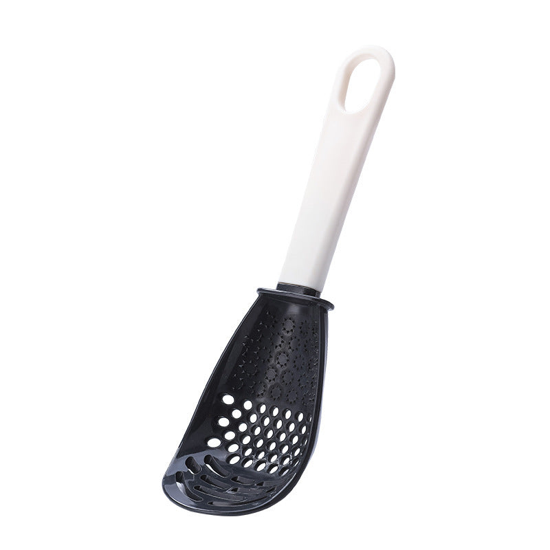 Multifunctional Slotted Spoon Grinding Cooking Spoon