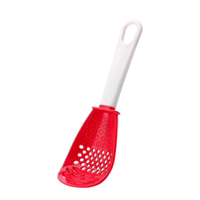 Multifunctional Slotted Spoon Grinding Cooking Spoon
