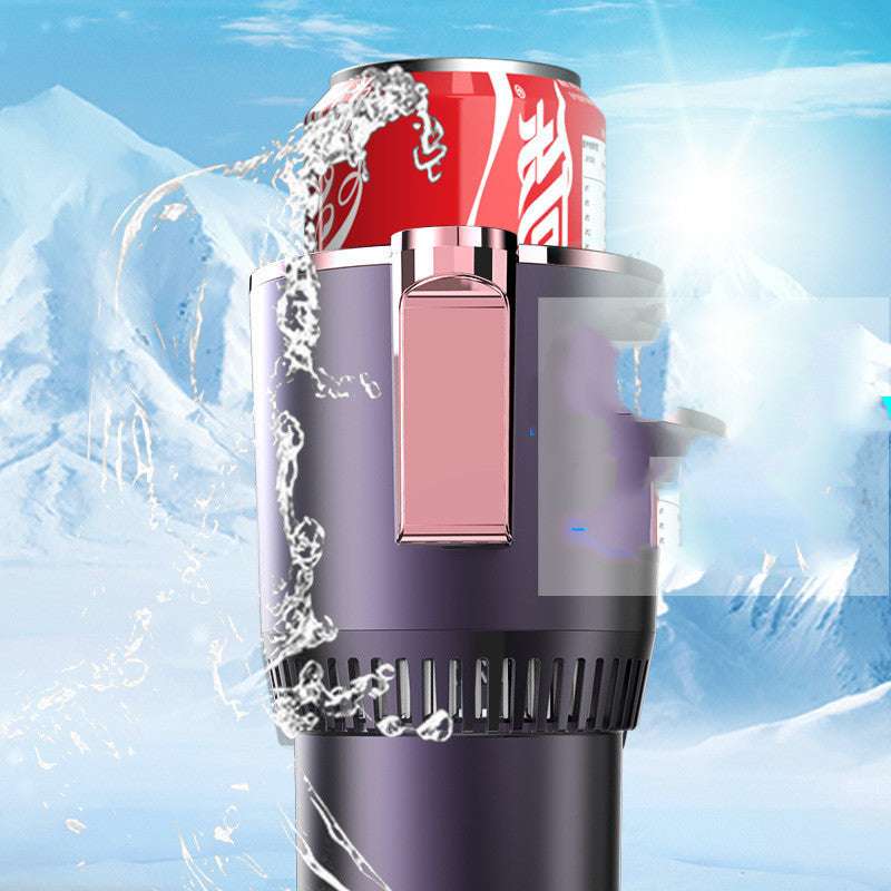 2 In1 Car Heating Cooling Cup 12V Smart Car Cup Holder Digital Temperature