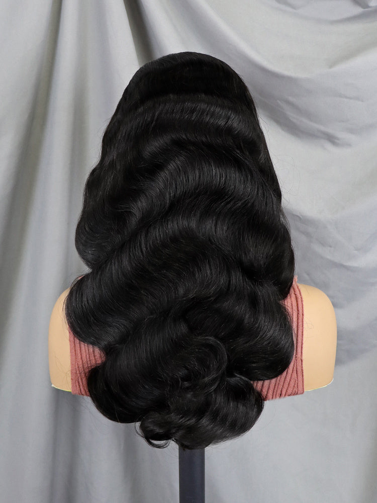 6x4 Density Virgin Human Hair Wigs For Women Vietnamese Raw Hair Transparent Lace Front Pre-Plucked Bleached Knots