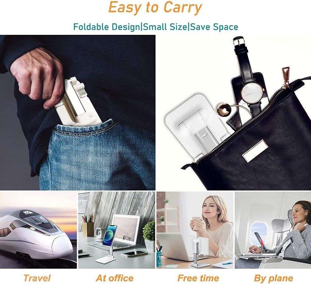 Cell Phone Stand Desktop Holder Tablet Stand  Foldable