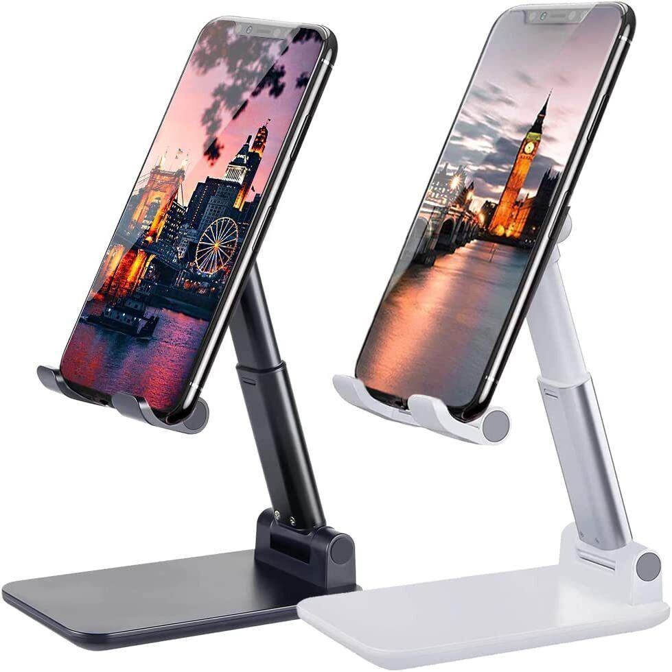 Cell Phone Stand Desktop Holder Tablet Stand Foldable Electronic Stand, for up to 12 Inches, 1 Total Count