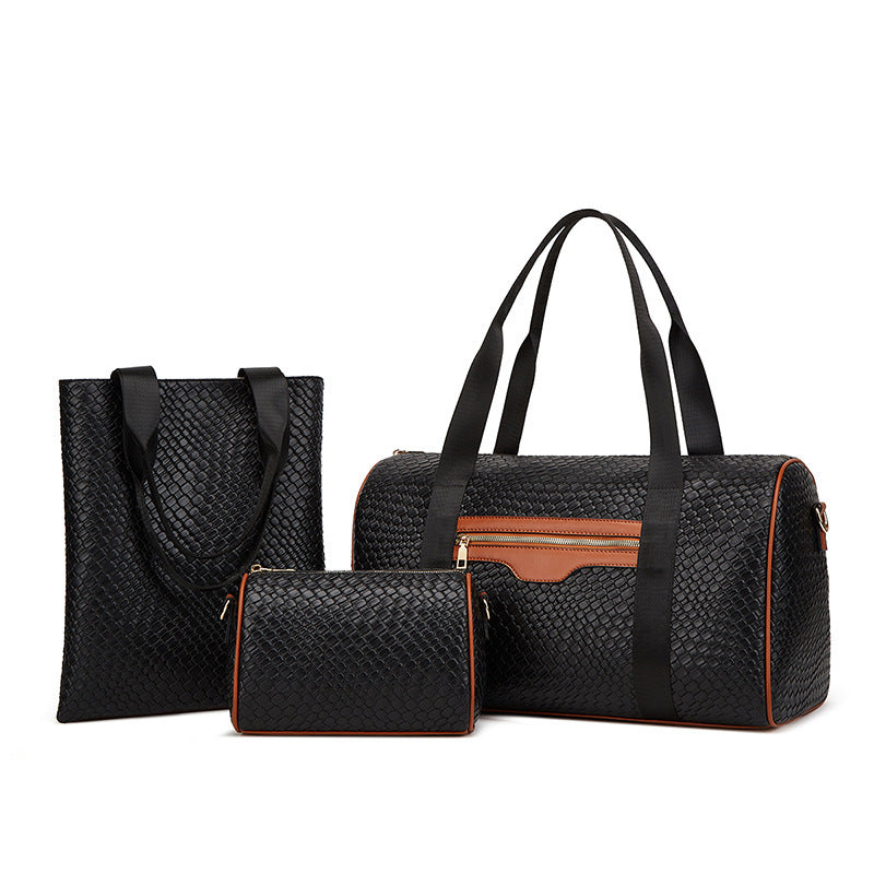 Women's Business Travel Bag, Shoulder Sports Bag 3pcs Gym Bag set