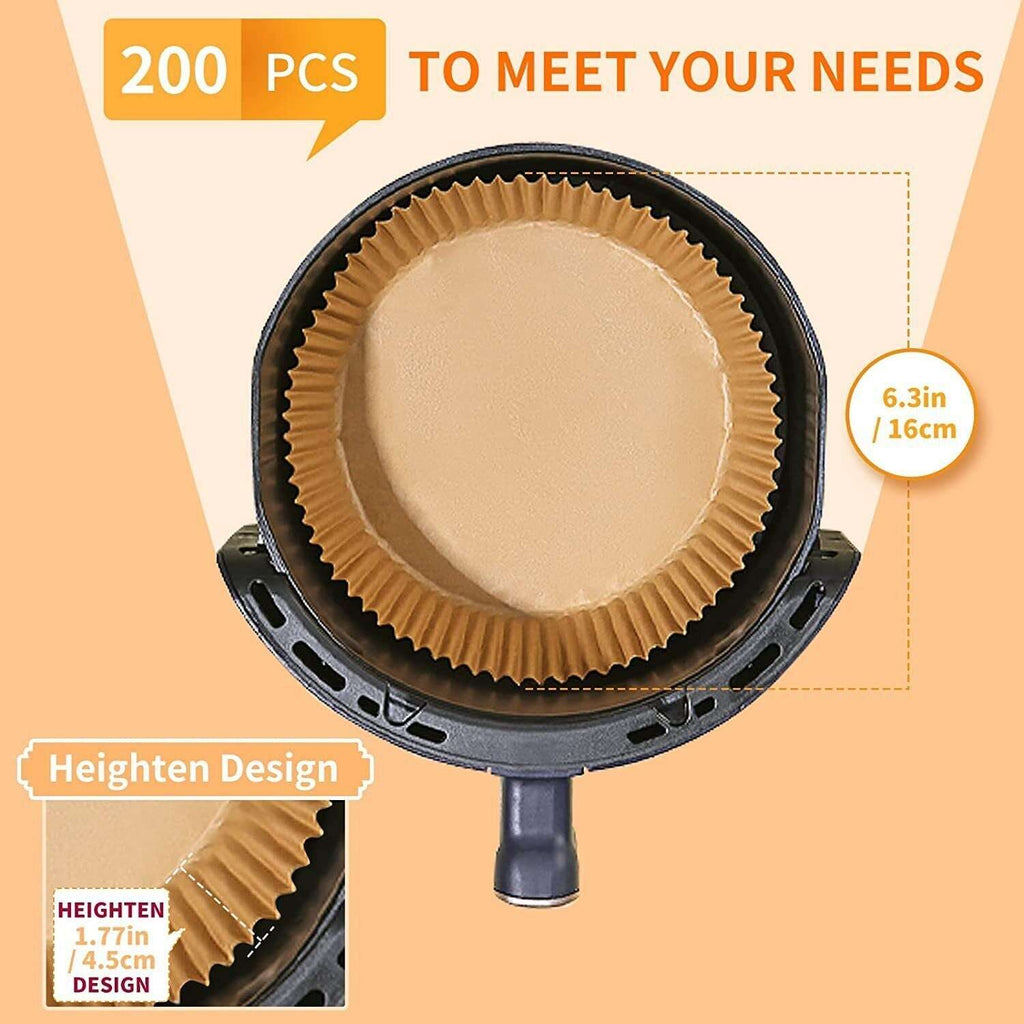 Air Fryer Disposable Paper Liner Non-stick Disposable Liners