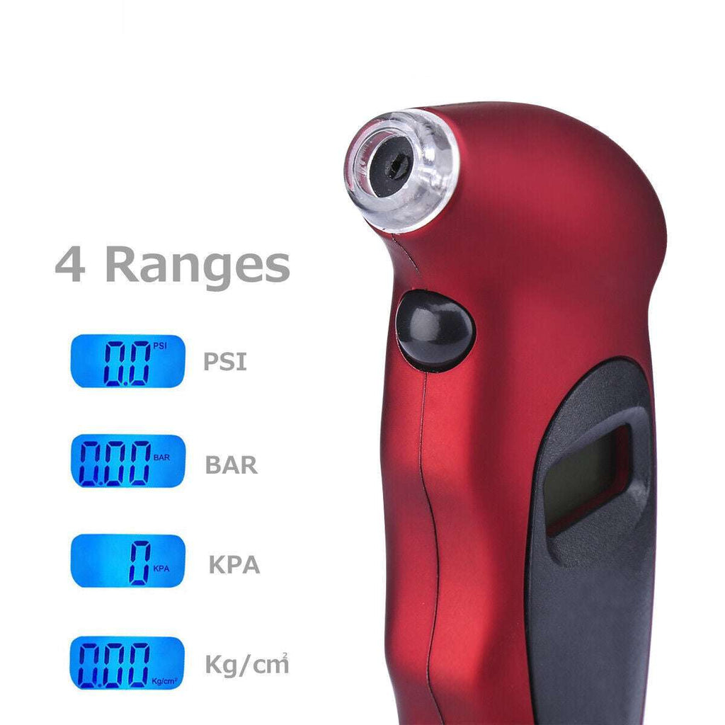 150PSI Digital Tire Pressure Gauge Backlight LCD Tire Air Monitoring Meter