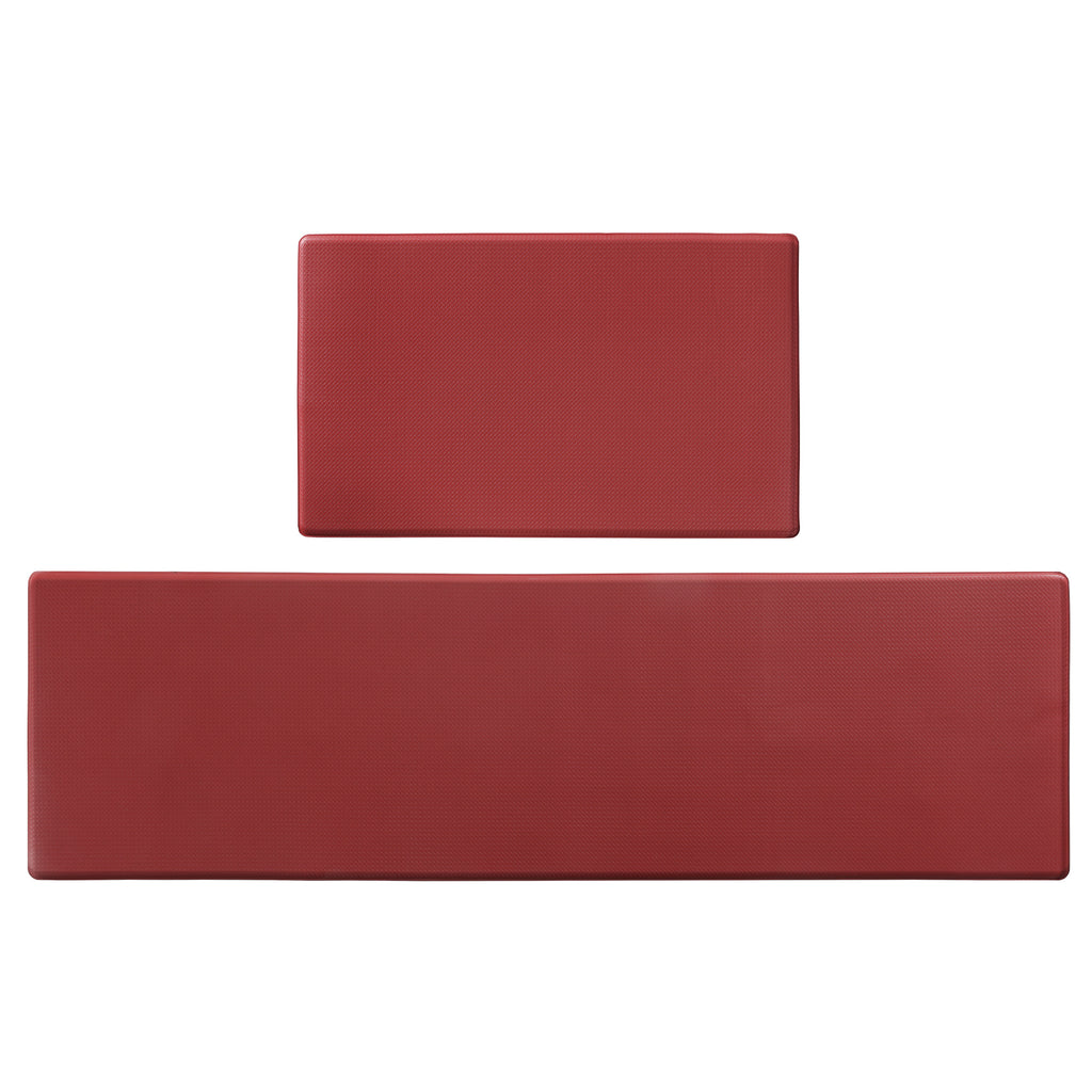 17.3 x17.3 x 59 inches Kitchen Floor Mat Two-piece Set Of Non-slip, Waterproof And Easy To Scrub For Home, Kitchen