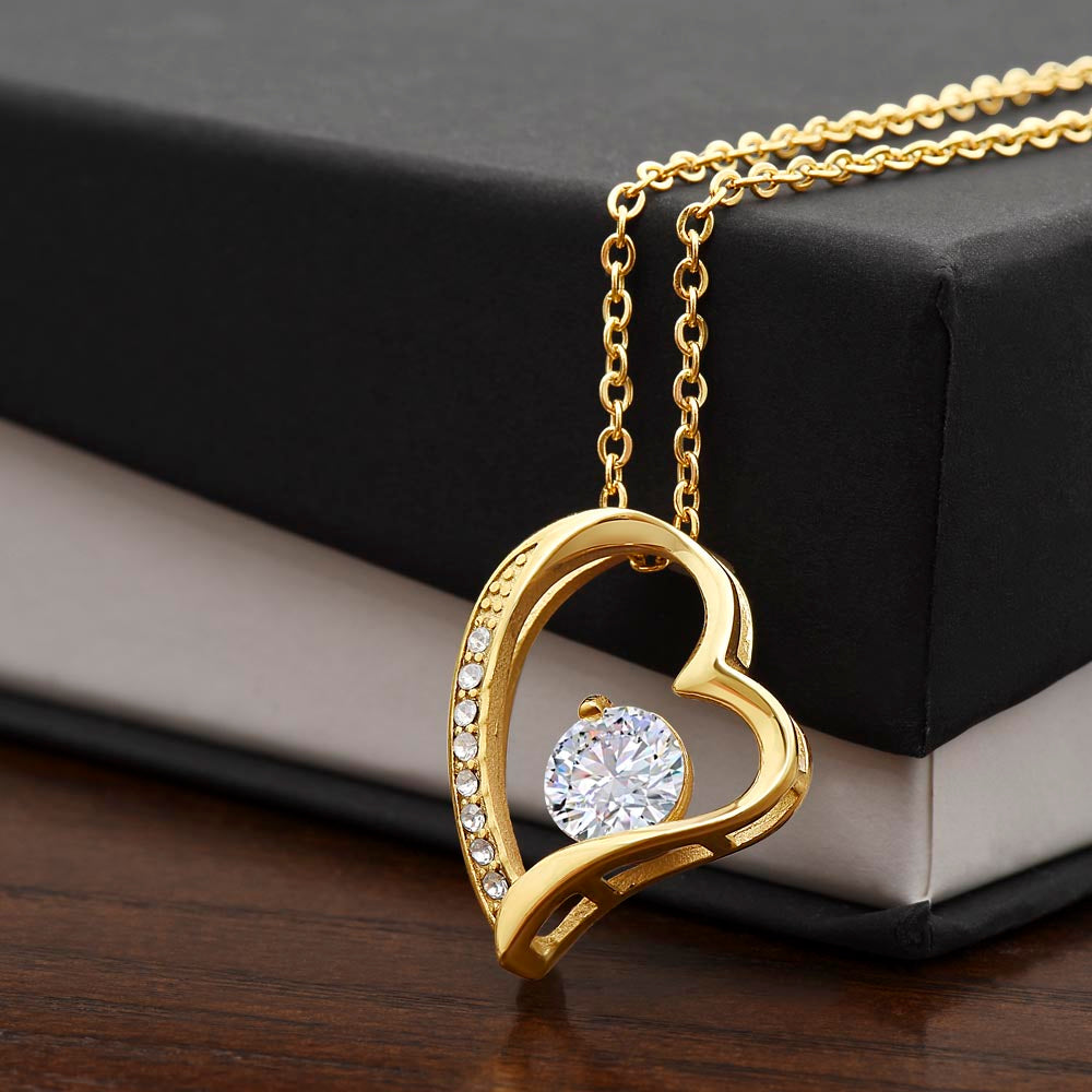 14k gold plated Forever Love Necklace