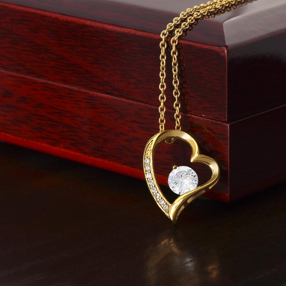 14k gold plated Forever Love Necklace
