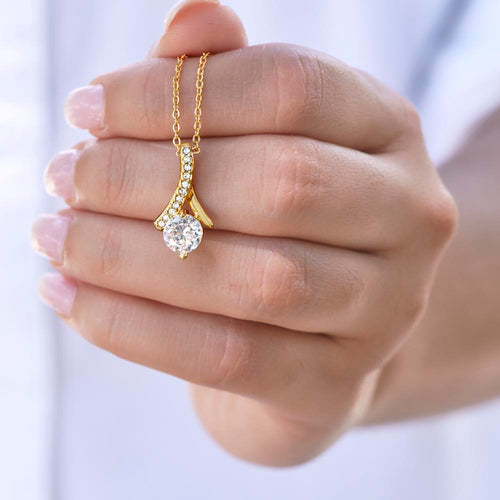 14k gold plated Alluring Beauty Necklace
