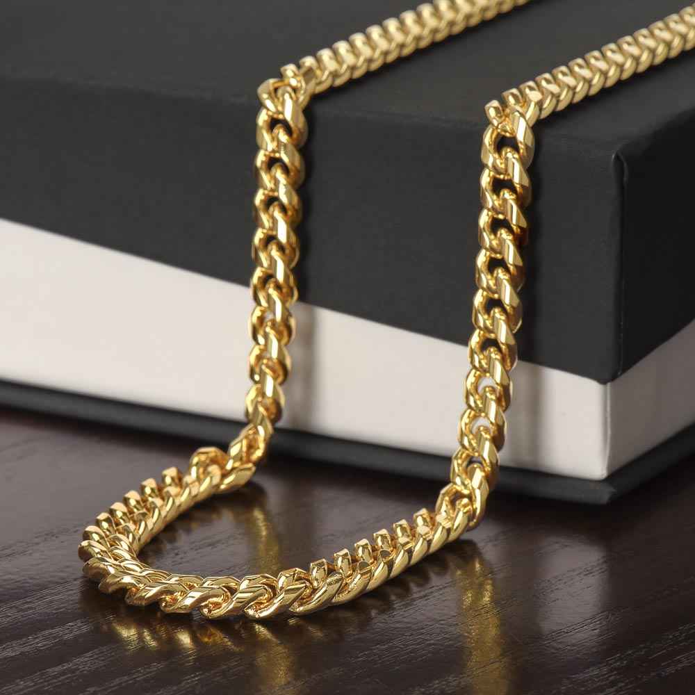 14k Gold Plated or Silver Cuban Link Chain for Men 5mm Miami Chains for Men