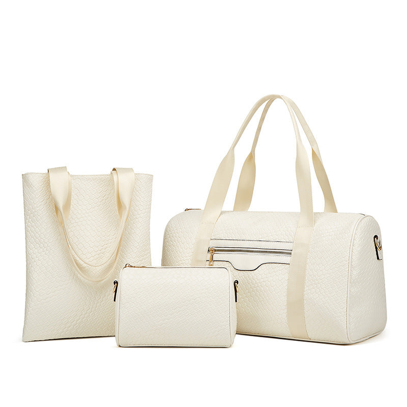 Women's Business Travel Bag, Shoulder Sports Bag 3pcs Gym Bag set