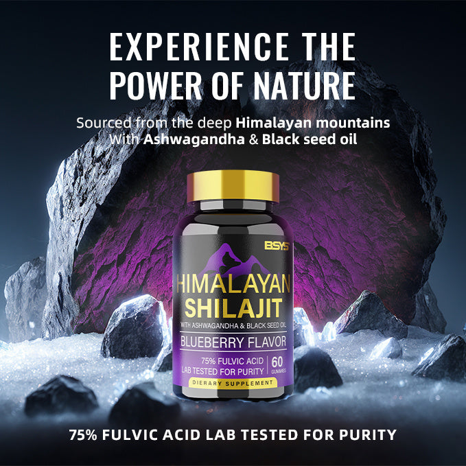 BSBY PREMIUM SHILAJIT GUMMIES TAKE 1 PER DAY 60'S