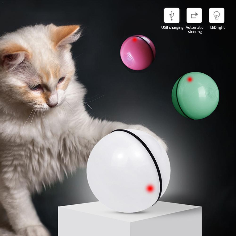 LED Laser Electronic Rolling Pet Funny Cat Toy Balls