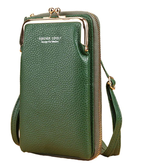 Women's Crossbody Phone Bag, Leather, Messenger & Shoulder Bag